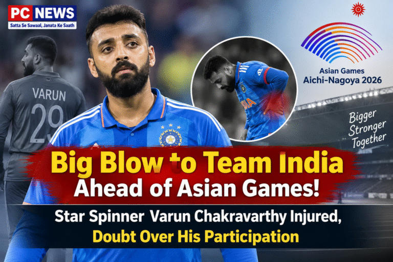 Asian Games से पहले टीम इंडिया को झटका! स्टार स्पिनर वरुण चक्रवर्ती चोटिल, खेलने पर सस्पेंस