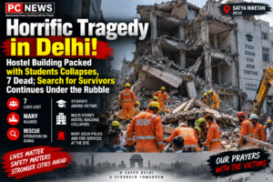 दिल्ली में खौफनाक हादसा! छात्रों से भरी हॉस्टल की इमारत भरभराकर गिरी, 7 लोगों की मौत; मलबे में जिंदगी की तलाश जारी