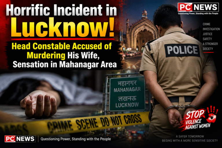 लखनऊ में खौफनाक वारदात! हेड कॉन्स्टेबल पर पत्नी की हत्या का आरोप, महानगर इलाके में सनसनी